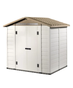 CASETTA DA GIARDINO IN PVC "TUSCANY 200" 220 X 181 X 216CM